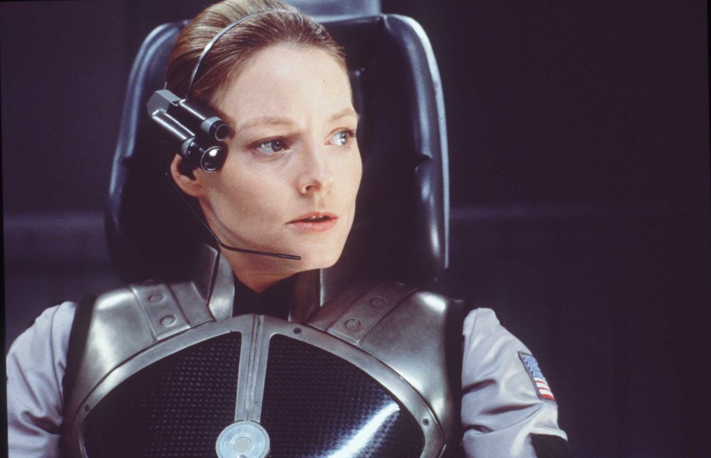 Jodie Foster As Ellie Arroway In Contact Based On The Best Seller By Carl Sagan
